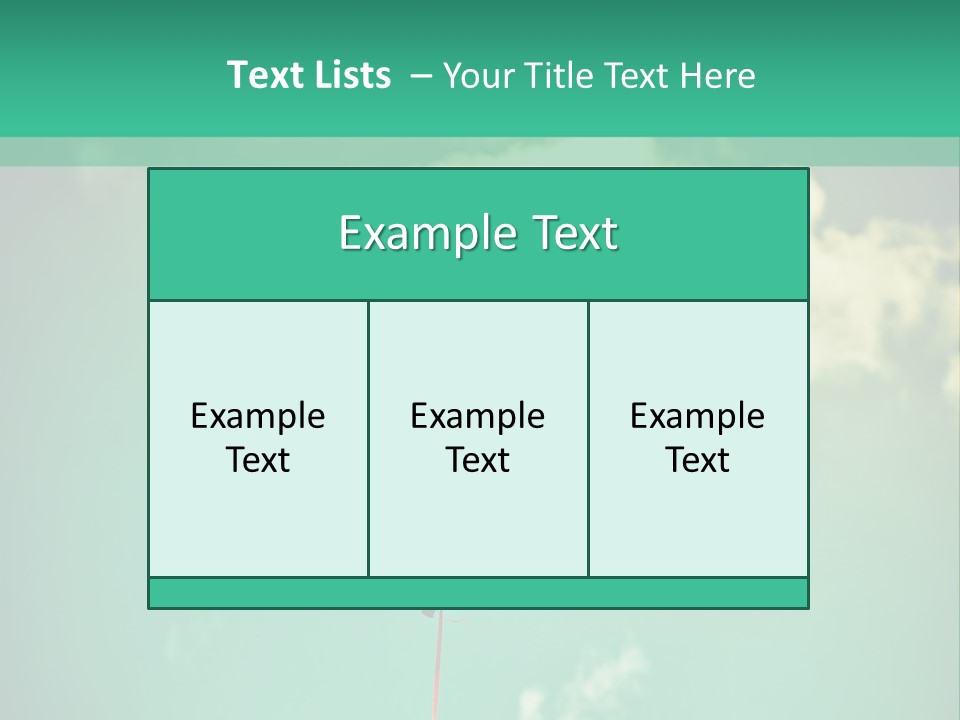 A Red Heart Shaped Balloon Floating In The Air PowerPoint Template