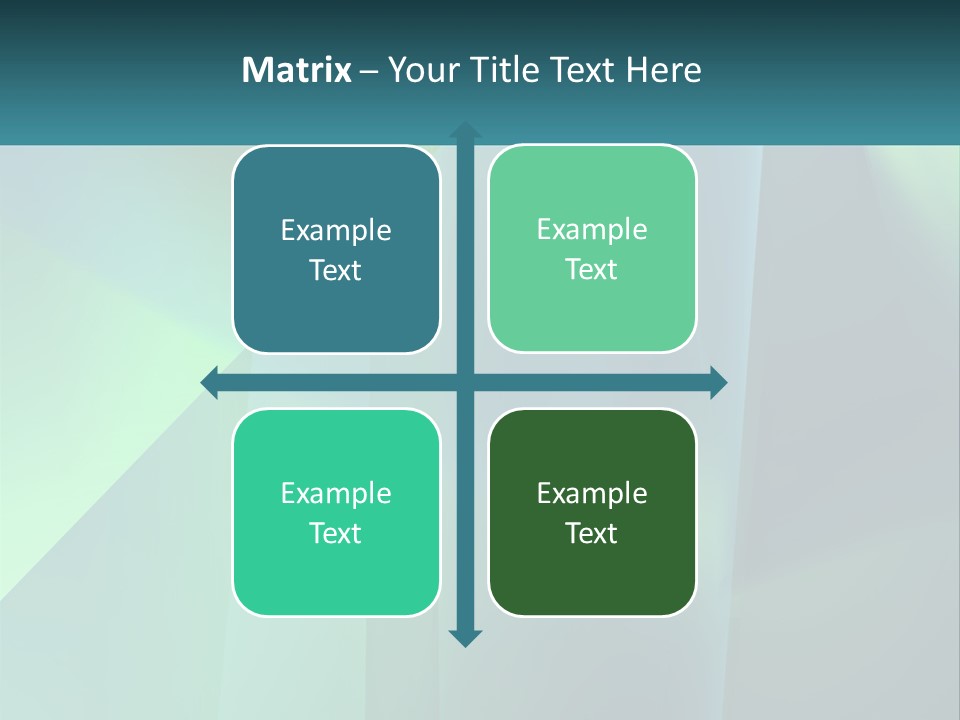 A Blue And Green Abstract Background With A Name Of Presentation PowerPoint Template