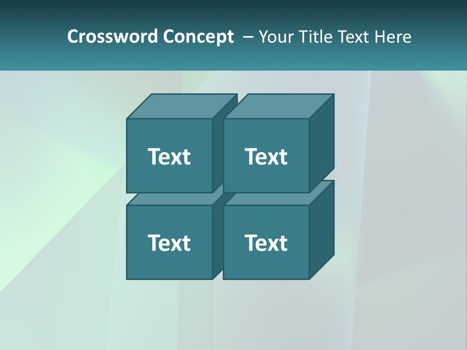 A Blue And Green Abstract Background With A Name Of Presentation PowerPoint Template
