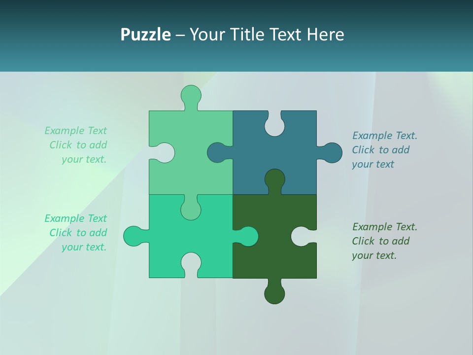 A Blue And Green Abstract Background With A Name Of Presentation PowerPoint Template