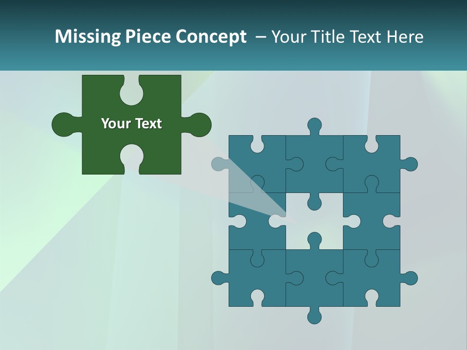 A Blue And Green Abstract Background With A Name Of Presentation PowerPoint Template