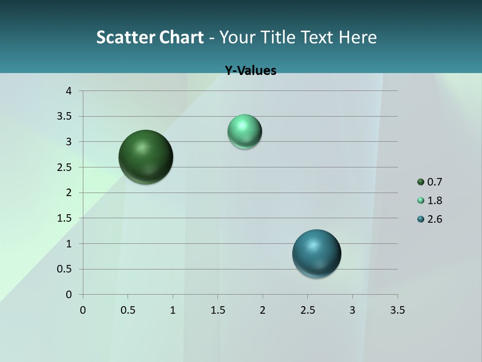 A Blue And Green Abstract Background With A Name Of Presentation PowerPoint Template