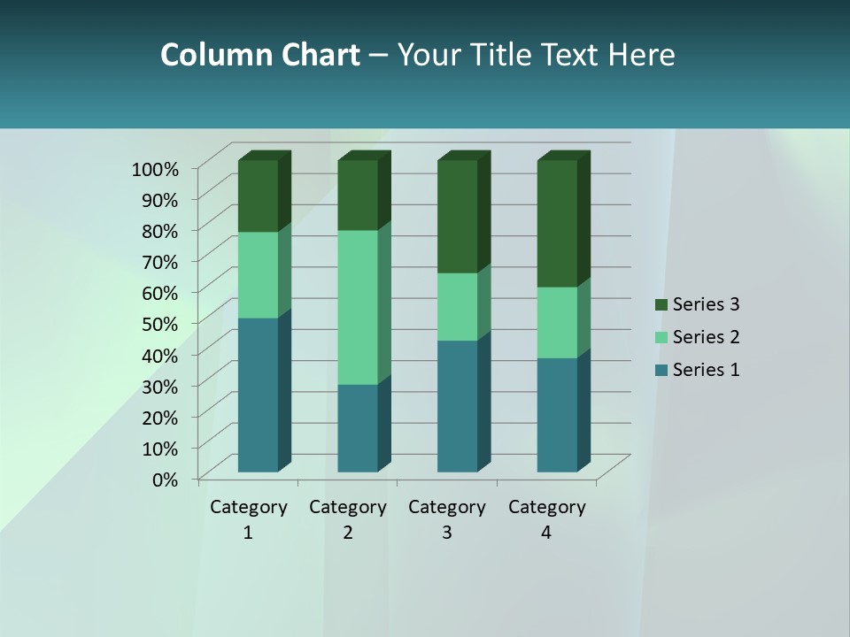 A Blue And Green Abstract Background With A Name Of Presentation PowerPoint Template