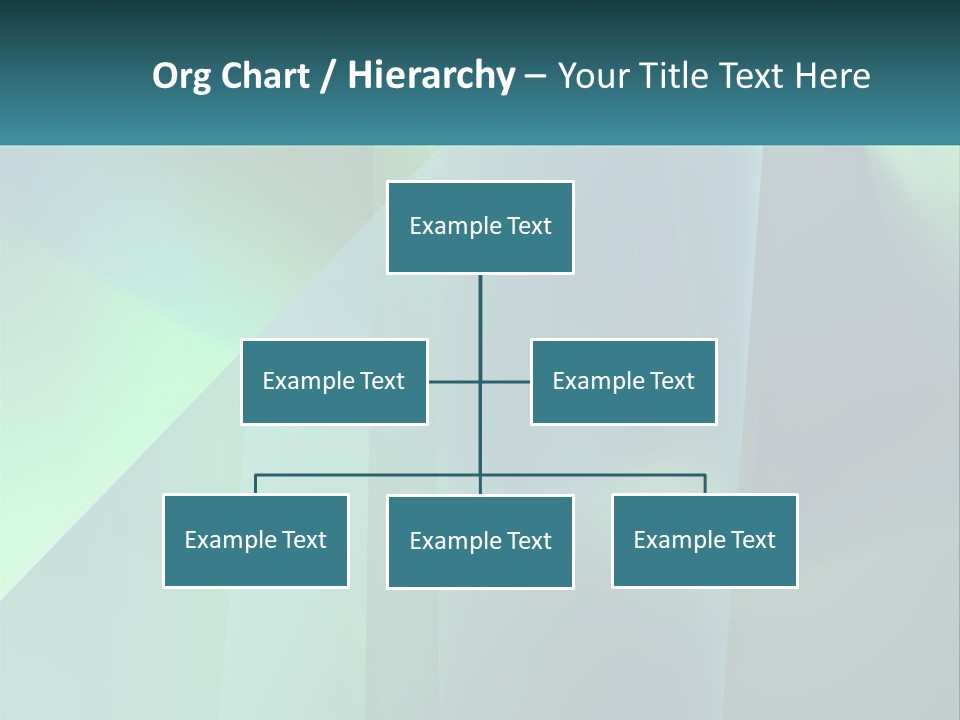 A Blue And Green Abstract Background With A Name Of Presentation PowerPoint Template