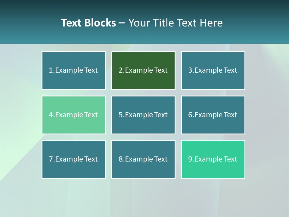 A Blue And Green Abstract Background With A Name Of Presentation PowerPoint Template