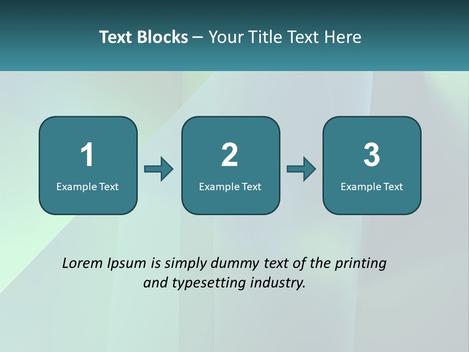 A Blue And Green Abstract Background With A Name Of Presentation PowerPoint Template
