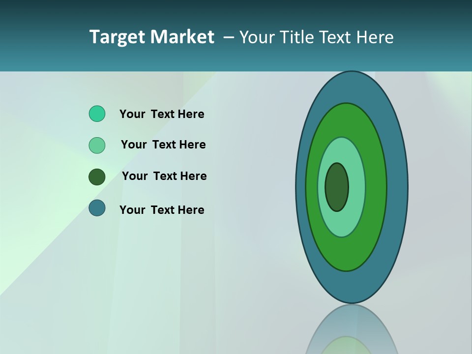 A Blue And Green Abstract Background With A Name Of Presentation PowerPoint Template