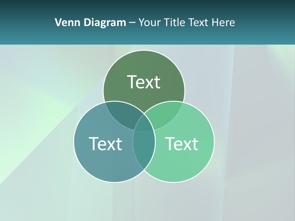 A Blue And Green Abstract Background With A Name Of Presentation PowerPoint Template