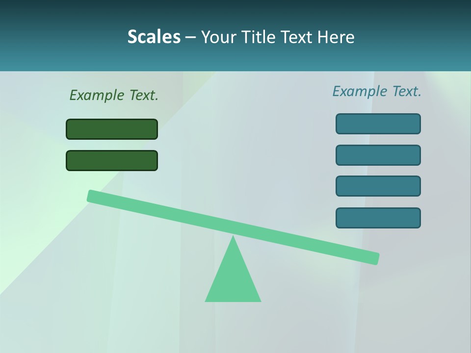 A Blue And Green Abstract Background With A Name Of Presentation PowerPoint Template