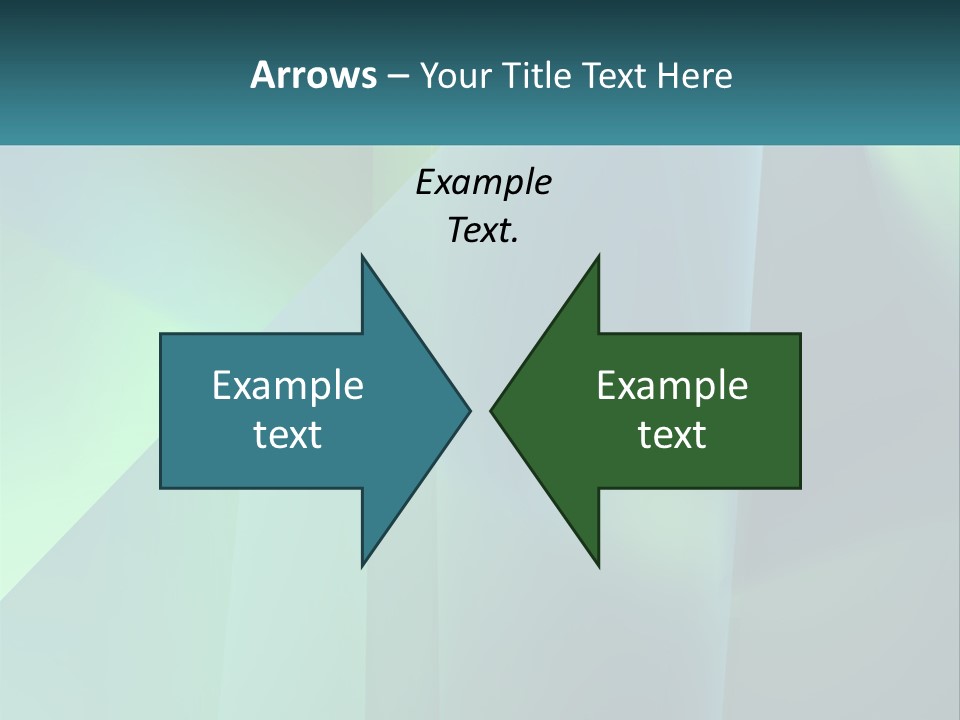 A Blue And Green Abstract Background With A Name Of Presentation PowerPoint Template