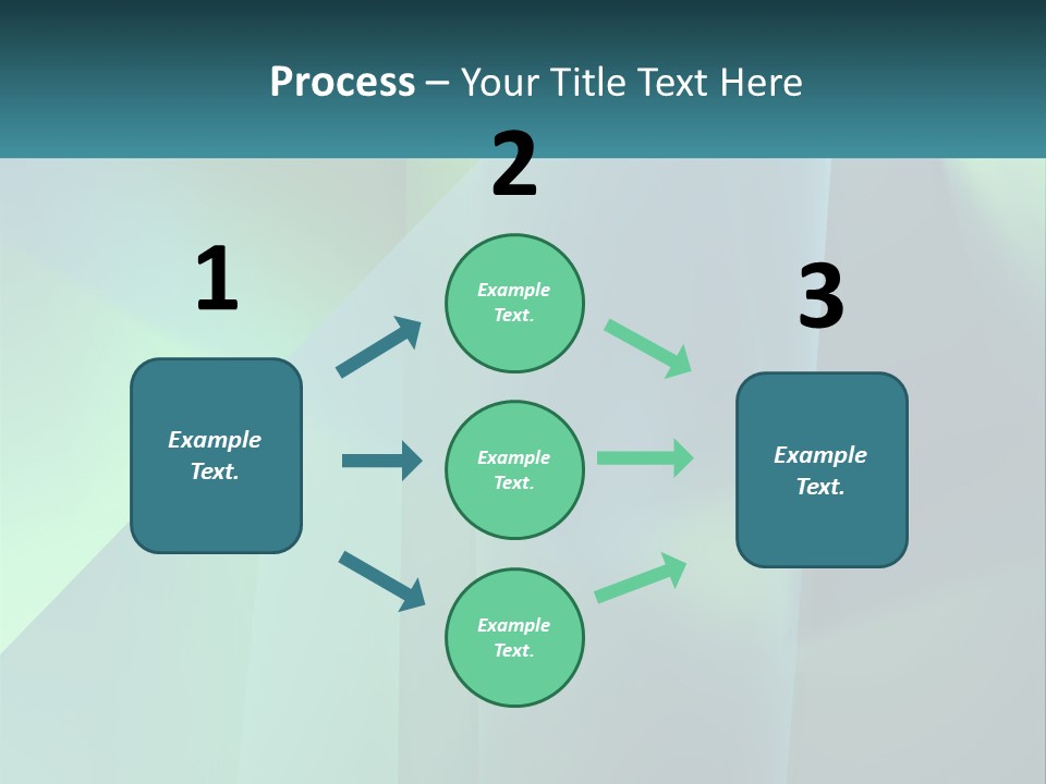 A Blue And Green Abstract Background With A Name Of Presentation PowerPoint Template