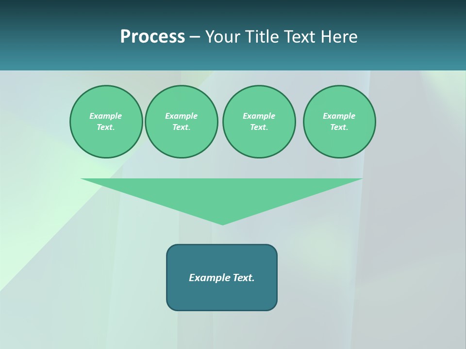 A Blue And Green Abstract Background With A Name Of Presentation PowerPoint Template