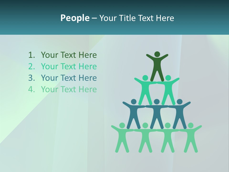 A Blue And Green Abstract Background With A Name Of Presentation PowerPoint Template