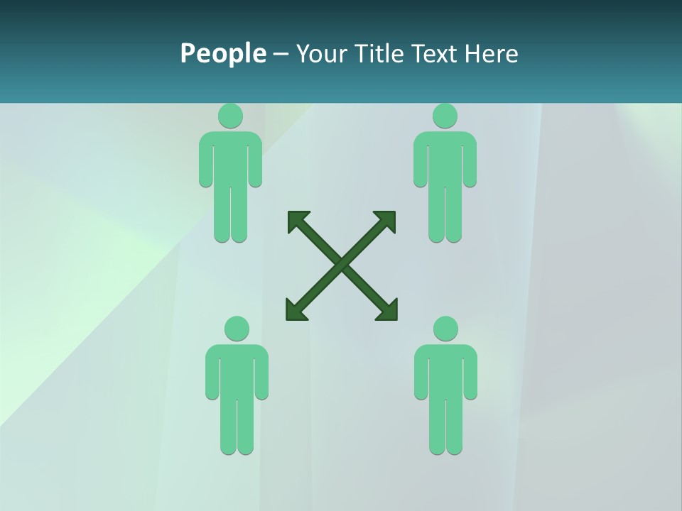 A Blue And Green Abstract Background With A Name Of Presentation PowerPoint Template