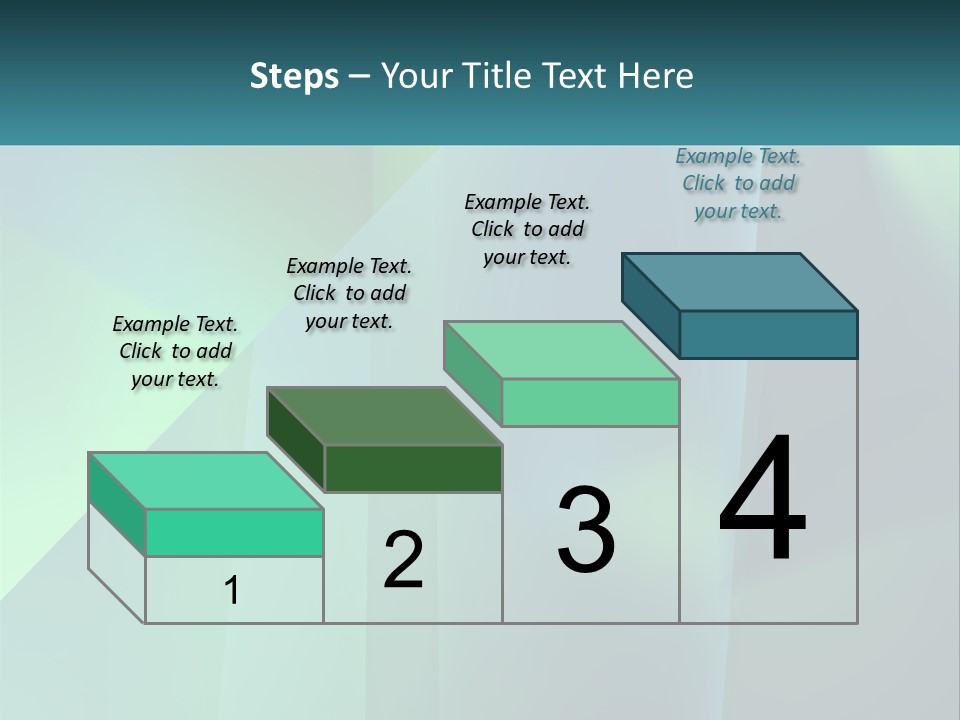 A Blue And Green Abstract Background With A Name Of Presentation PowerPoint Template
