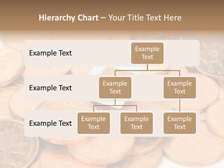 A Small Sim Card Sitting On Top Of A Pile Of Coins PowerPoint Template