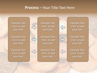 A Small Sim Card Sitting On Top Of A Pile Of Coins PowerPoint Template