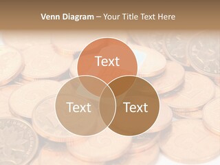 A Small Sim Card Sitting On Top Of A Pile Of Coins PowerPoint Template