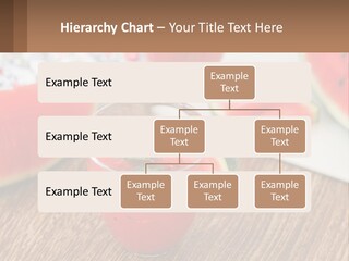 A Glass Of Watermelon Juice On A Table With Slices Of Watermelon PowerPoint Template