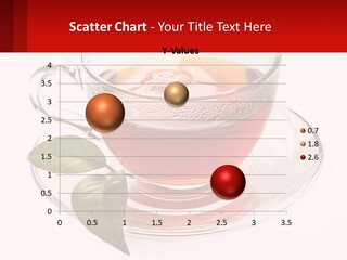 A Cup Of Tea With A Leaf On A Saucer PowerPoint Template