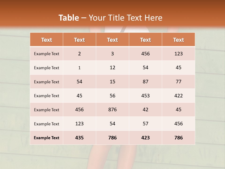 A Woman Standing In Front Of A Green Wall PowerPoint Template