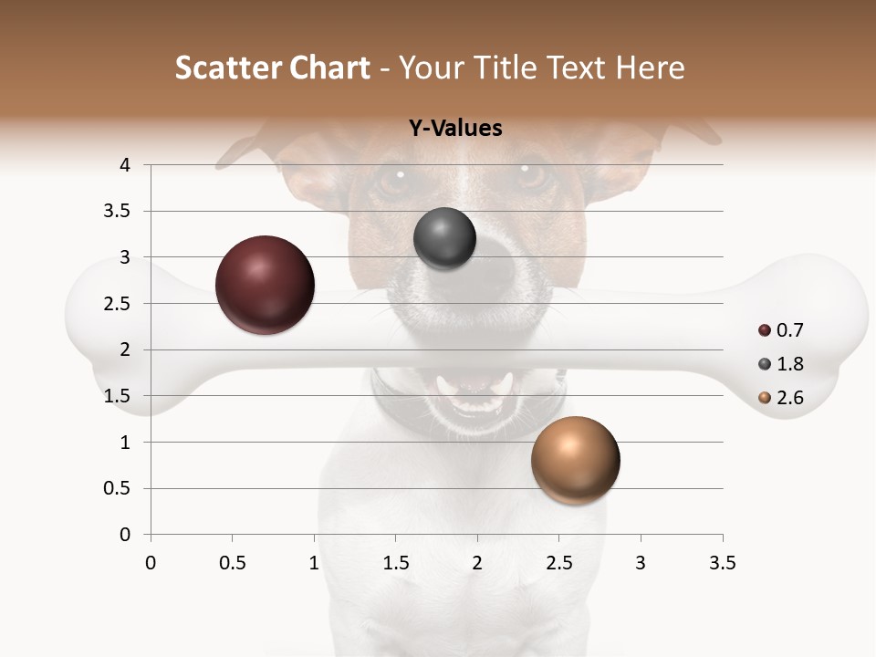 A Dog Holding A Large Bone In Its Mouth PowerPoint Template