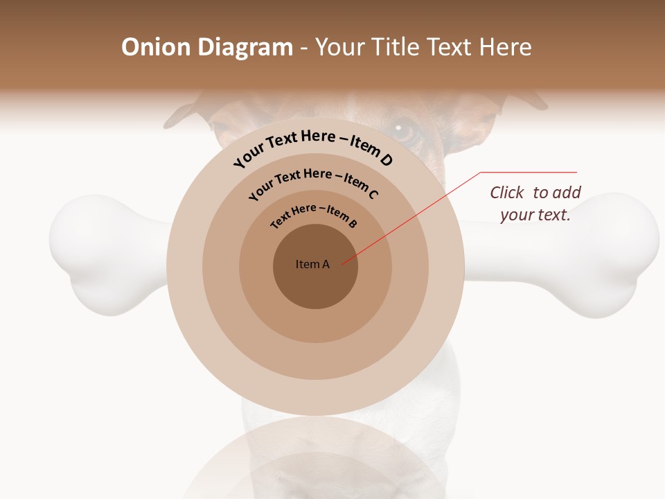 A Dog Holding A Large Bone In Its Mouth PowerPoint Template