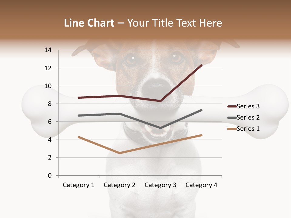 A Dog Holding A Large Bone In Its Mouth PowerPoint Template