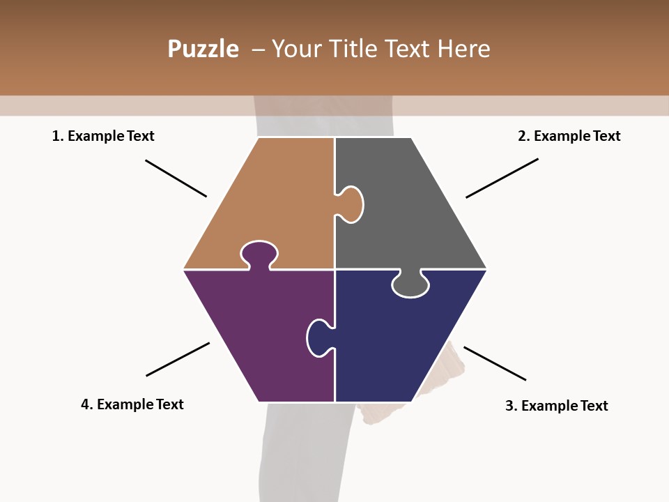 A Man In A Suit Is Holding A Box PowerPoint Template