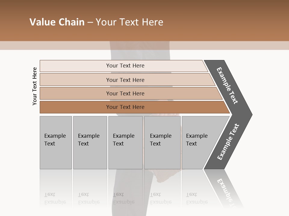 A Man In A Suit Is Holding A Box PowerPoint Template