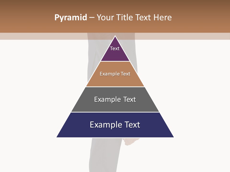 A Man In A Suit Is Holding A Box PowerPoint Template