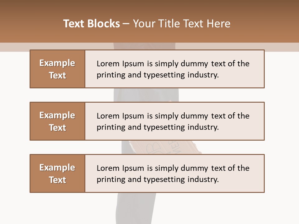 A Man In A Suit Is Holding A Box PowerPoint Template