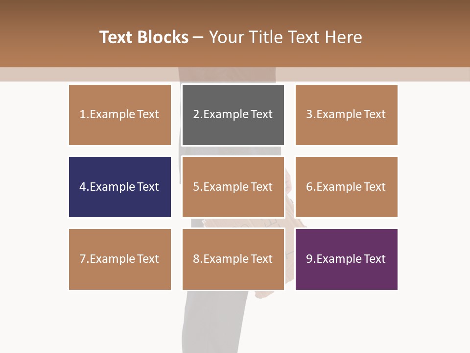 A Man In A Suit Is Holding A Box PowerPoint Template