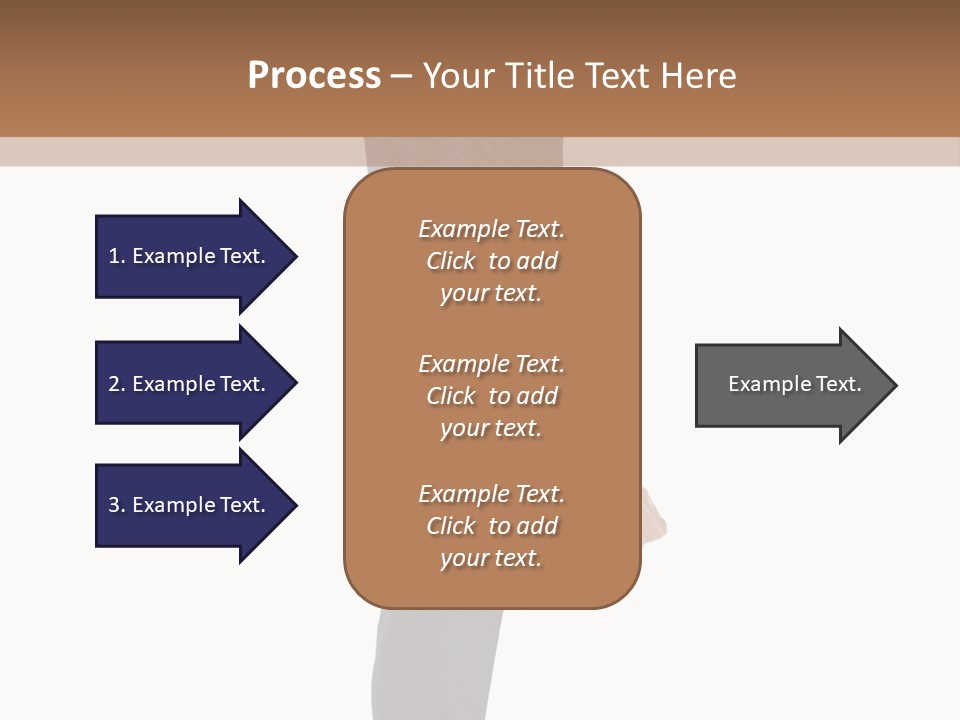A Man In A Suit Is Holding A Box PowerPoint Template