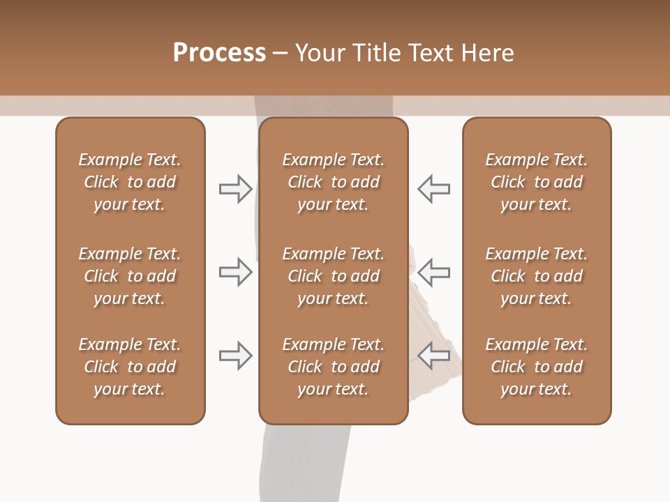 A Man In A Suit Is Holding A Box PowerPoint Template