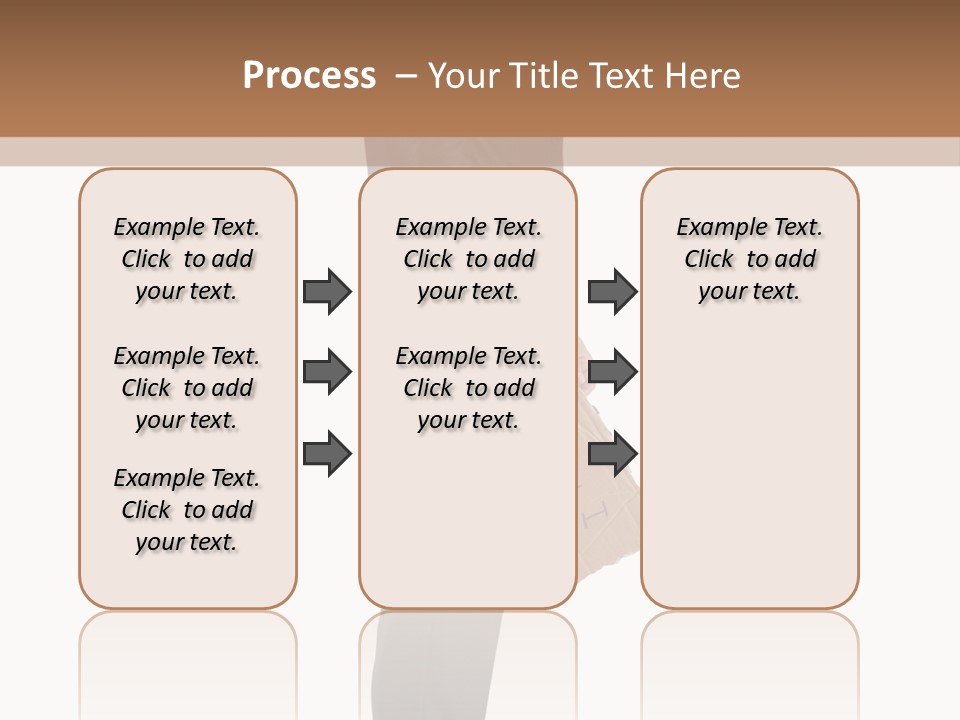 A Man In A Suit Is Holding A Box PowerPoint Template