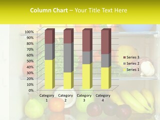 A Refrigerator Filled With Lots Of Fresh Fruits And Vegetables PowerPoint Template