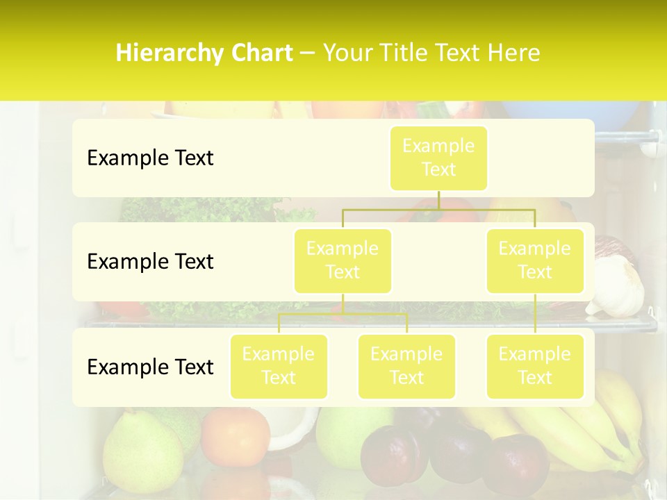 A Refrigerator Filled With Lots Of Fresh Fruits And Vegetables PowerPoint Template