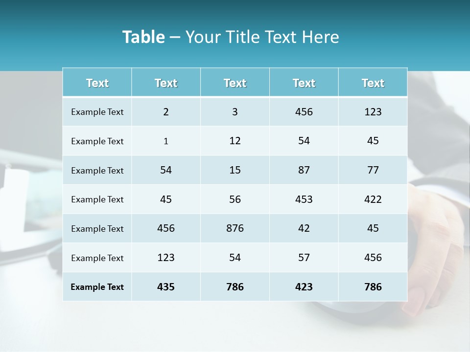 A Woman Using A Computer Mouse And Keyboard PowerPoint Template