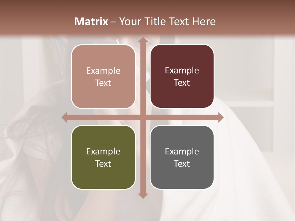 A Woman Wrapped In A Blanket Is Sitting On A Couch PowerPoint Template