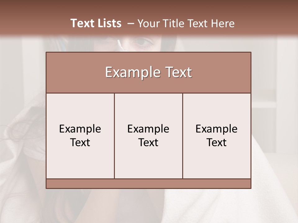 A Woman Wrapped In A Blanket Is Sitting On A Couch PowerPoint Template