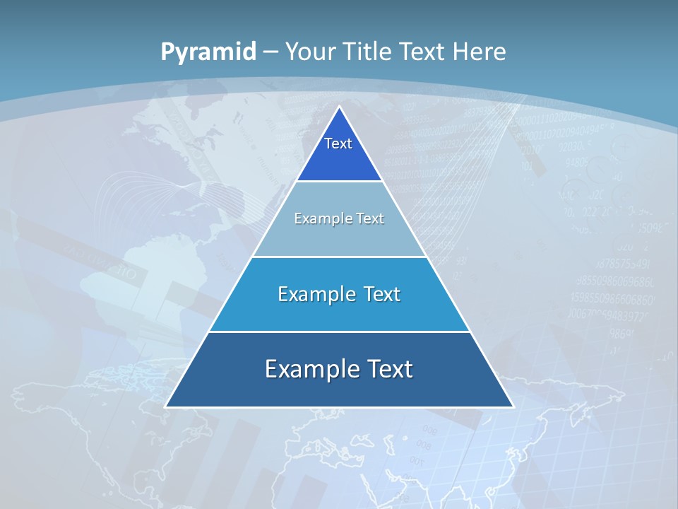 A Blue And White World Map Powerpoint Presentation PowerPoint Template