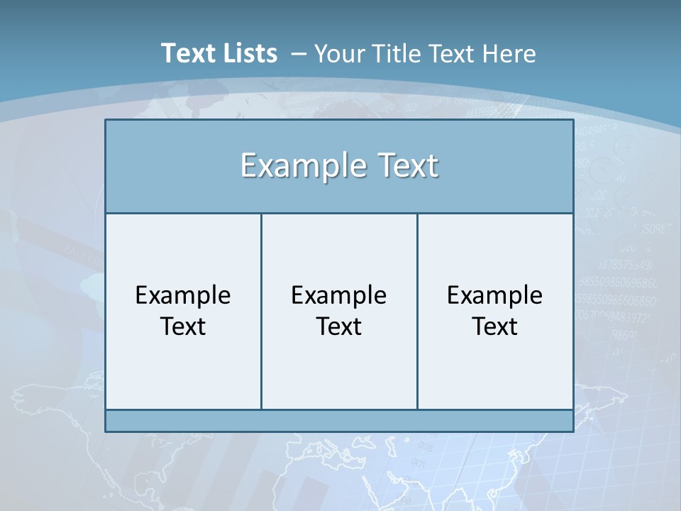 A Blue And White World Map Powerpoint Presentation PowerPoint Template