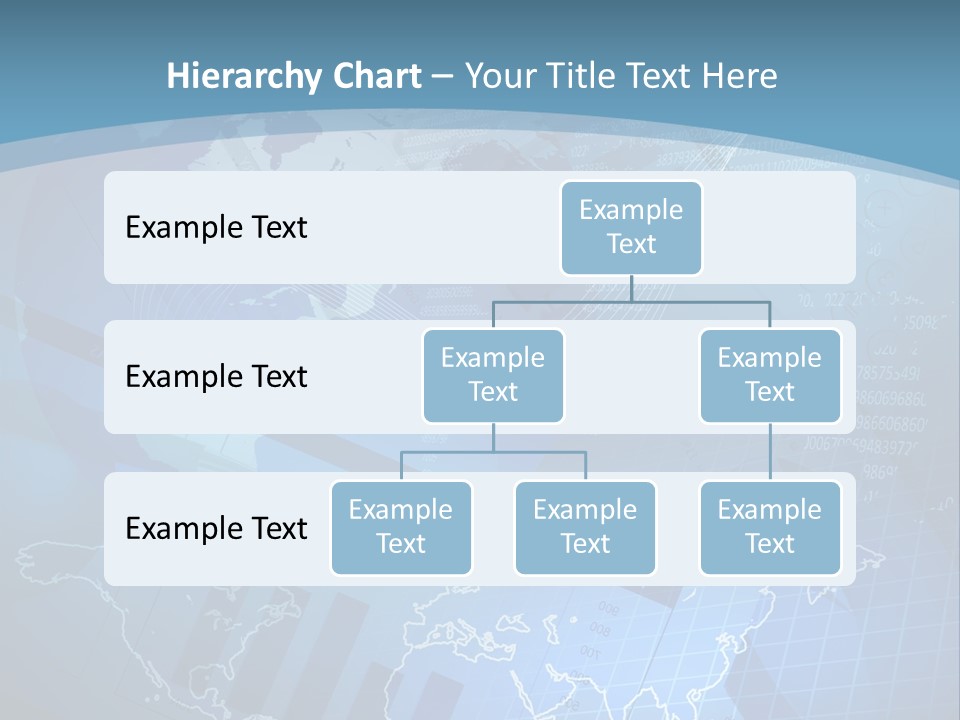 A Blue And White World Map Powerpoint Presentation PowerPoint Template