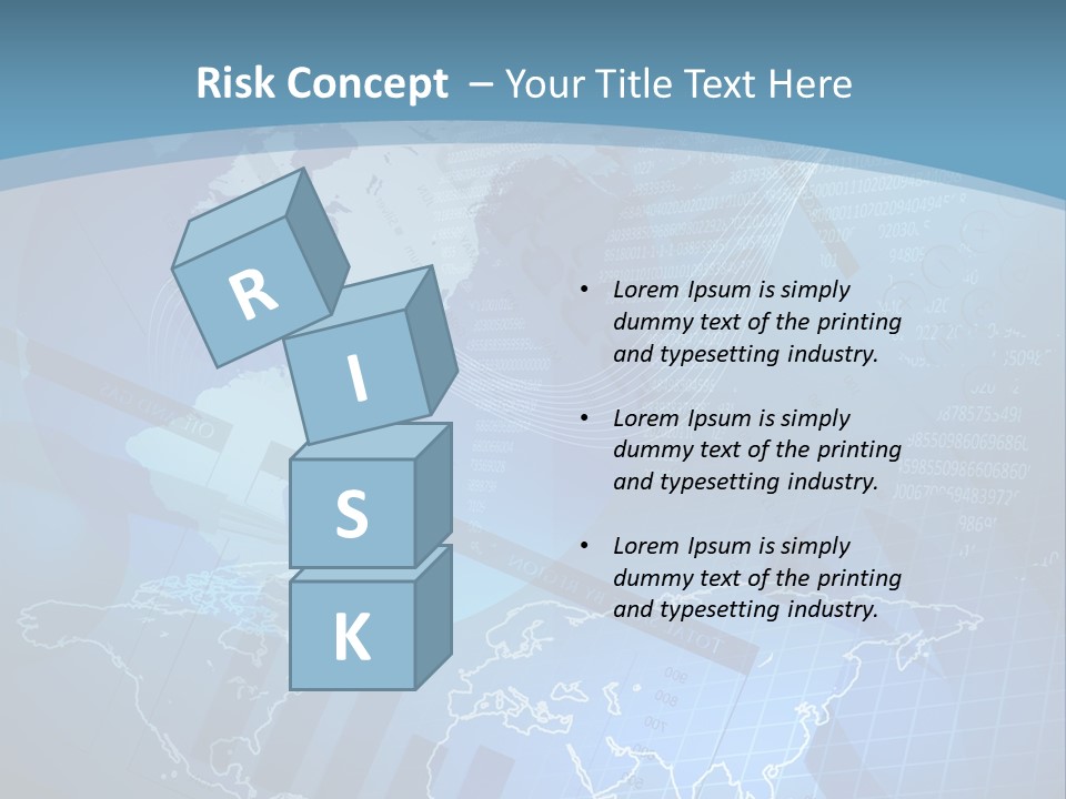 A Blue And White World Map Powerpoint Presentation PowerPoint Template