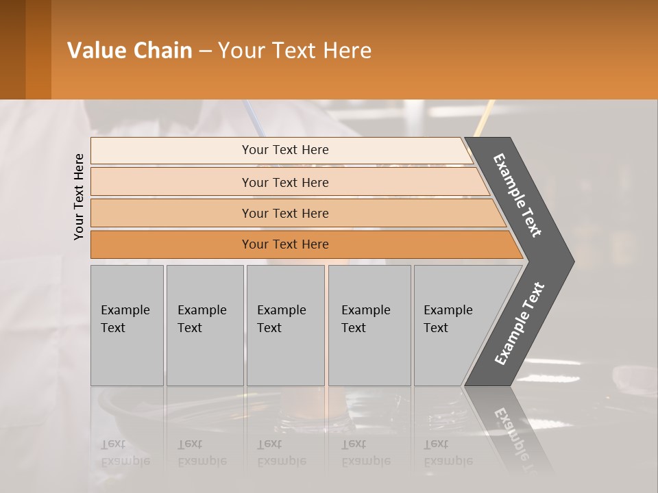 A Man Holding A Tray With Two Drinks On It PowerPoint Template