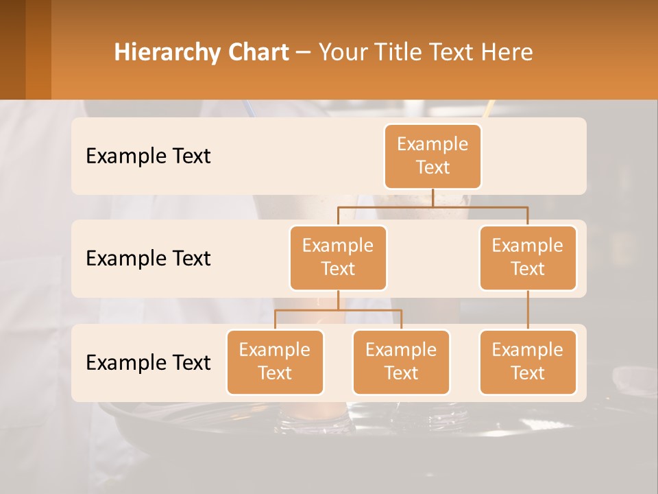 A Man Holding A Tray With Two Drinks On It PowerPoint Template