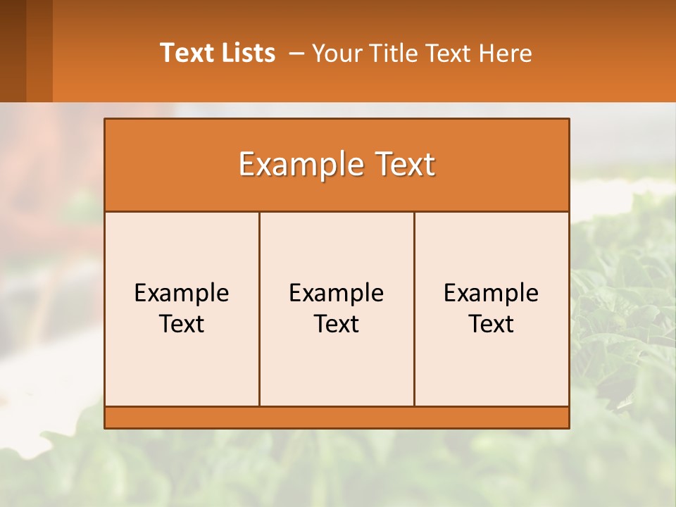A Man Working In A Greenhouse With Green Plants PowerPoint Template