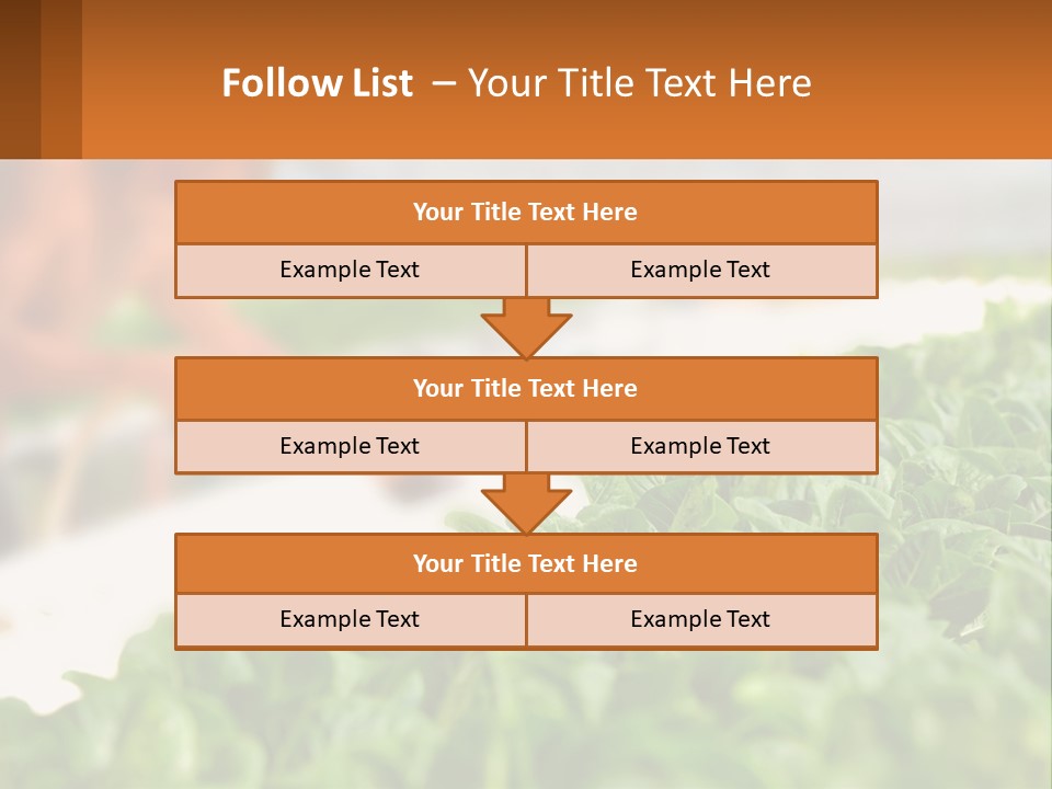 A Man Working In A Greenhouse With Green Plants PowerPoint Template