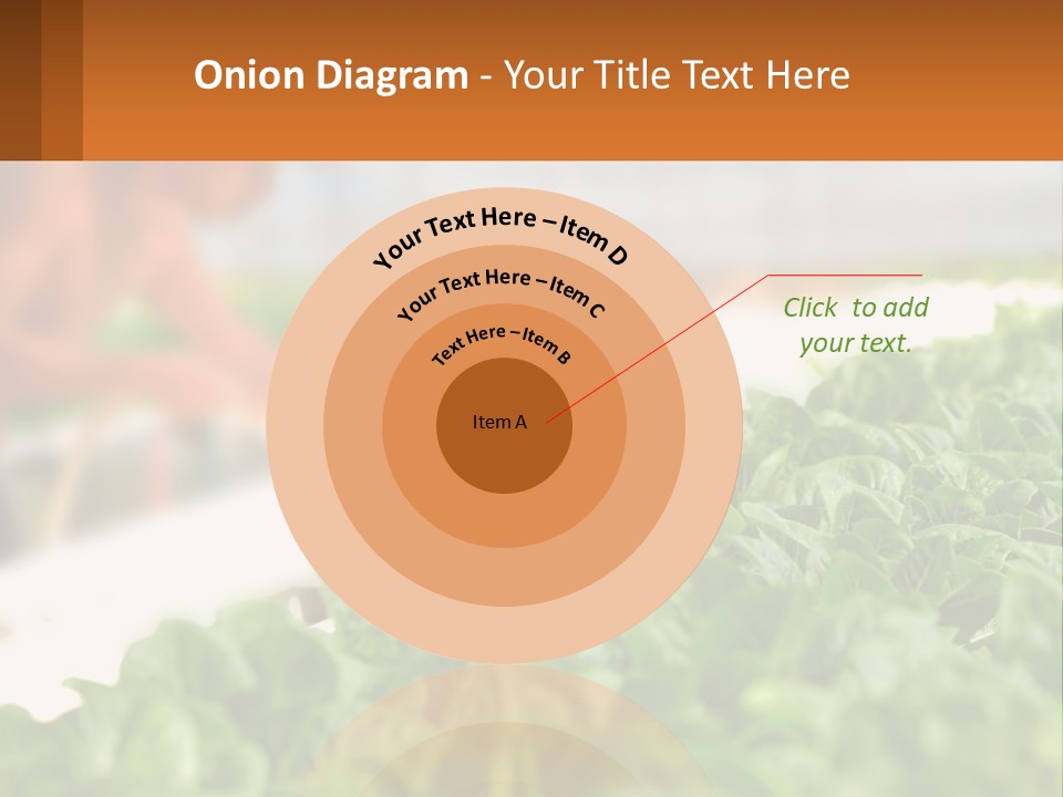 A Man Working In A Greenhouse With Green Plants PowerPoint Template